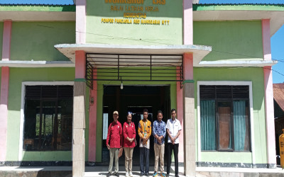 Monitoring BLK Komunitas Pondok Pesantren Pancasila Reo oleh Dinas Koperasi, UKM dan Tenaga Kerja Kabupaten Manggarai